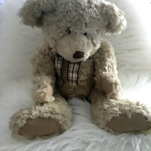 Adorable 15" Tennyson shelf sitting light brown country cottage teddy bear